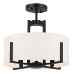 Malen Light Semi-flush MOUNT-14.25 Inches Tall And 15.5 Wide-black. Fixed Price $344.99.