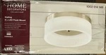 Home Decorators Kipling 8 In. Led Brushed Nickel Flush Mount New. Fixed Price $31.34.