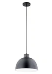 Kichler Zailey 15.75 In. 1-LIGHT Black Pendant Hanging W/ Metal Shade. Fixed Price $89.00.