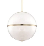 Crystorama Lighting Group 2030 Truax 4 30"W Pendant - Brass. Fixed Price $2198.00.