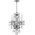 Crystorama 5534-CH-CL-SAQ Welton Mini Chandelier Polished Chrome. Fixed Price $625.82.