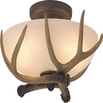 Craftmade X1611-EB Antler Alabaster Glass Semi Flush Mount Fixture Ceiling. Fixed Price $195.92.