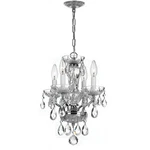 Crystorama 5534-CH-CL-I Welton Mini Chandelier Polished Chrome. Fixed Price $210.82.
