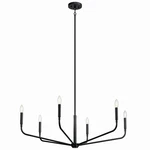 Black Six Light Chandelier From The Madden Collection. Fixed Price $314.97.