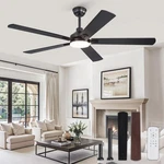 Zmishibo 60 Ceiling Fans With Lights Black Modern Remote. Fixed Price $155.46.