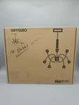 Ikea Kryssbo Chandelier Light Pendant Lamp Glass Nickel Steel Adjustable 7 Arm. Fixed Price $149.95.