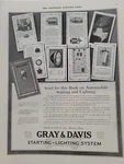 1914 Gray & Davids Lighting Systems Saturday Evening Post Print Ad Boston. Fixed Price $10.00.