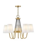Hinkley Lighting 37385 Aston 28"W Chandelier - Brass. Fixed Price $949.00.