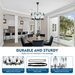 Modern Elegant Led Crystal Glass Pendant Chandelier 10 Lights Ceiling Lamp. Fixed Price $100.21.