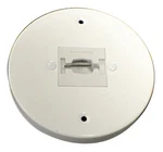 Elco EP819 White Line Voltage Round Monopoint Canopy. Fixed Price $24.47.