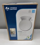 Lithonia Lighting 11981 Bnp 6IN Fluorescent Ceiling Fixture Brushed Nickel. Fixed Price $22.44.