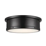 Kichler Serca 3 Light Flush Mount, Black - 52541BK. Fixed Price $344.99.