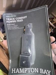 Hampton Bay 2400-WATT Black Linear Track Conduit Power Feed 804899 New. Fixed Price $9.00.