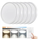 Flush Mount Ceiling Light 12 Inch 24W Dimmable 6 Pack Black Yelioled Slim. Fixed Price $89.99.