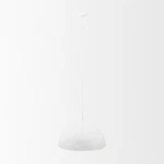 Mercana Juniper 36" Round White Dome Pendant Light. Fixed Price $1044.99.
