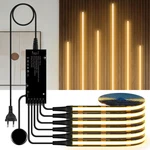 Touch Dimmable Cob Led Strip Kit Black Pcb 12V For Acoustic Wood Slat Wall Panel. Fixed Price $54.99.