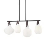 Z-lite 7513-4L Newbury Light 50"W Linear Chandelier Black. Fixed Price $1044.00.