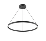 Kuzco Cerchio 32" Led Down Pendant, Black/frosted Silicone Diffuser PD87132-BK. Fixed Price $692.00.