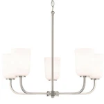 Capital Lighting 448851-542 Lawson 26"W Chandelier Nickel. Fixed Price $370.00.