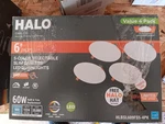 Halo HLBSL609FS5-4PK Slim Canless Integrated Led Downlight Cct, 6/BX, 60W-H. Fixed Price $40.30.