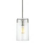 Sea Gull Lighting Brushed Nickel Glass Shade Mini Pendant Modern Decor. Fixed Price $27.00.