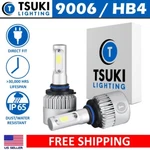 Tsuki 9006 Headlight Bulbs, Fan Cooled Conversion Kit, 6000K, Set Of 2. Fixed Price $29.99.