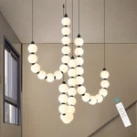 Cenozo Modern Chandeliers Led Dimmable Light Acrylic Balls Ceiling Pendant. Fixed Price $349.00.