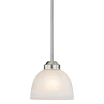 Minka Lavery Ml 1421 Paradox Light 7-1/2"W Mini Pendant Nickel. Fixed Price $95.20.