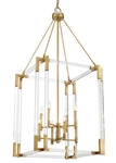 Metropolitan N7357 Prima Vista 8 Light 27"W Taper Candle Pendant - Aged Antique. Fixed Price $1863.20.