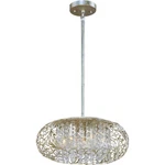 Maxim Lighting Arabesque 7-LIGHT Pendant Golden Silver 24154BCGS. Fixed Price $576.30.