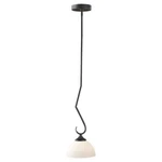 Murray Feiss P1221BK One-bulb Chandelier, Black Finish. Fixed Price $64.99.