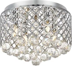 Elegant Lighting LD5010F13 Tully 14"W Flush Mount Drum - Chrome. Fixed Price $156.00.