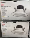 (2) Satco S9461 Watt Led Downlight Retrofit Lighting. Fixed Price $29.00.