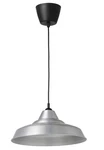 Ikea Trettioen Pendant Lamp Aluminum Color 15'' 805.106.82 New. Fixed Price $45.99.