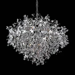 Maxim Comet 35" Wide Chrome Crystal Chandelier. Fixed Price $2198.40.