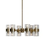 Uttermost 21297 Marinot Light 26"W Chandelier - Brass. Fixed Price $996.00.