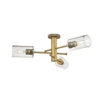 Innovations Lighting Crown Point 3-LT 7" Flush, Bb/sg 434-3F-BB-G434-7SDY. Fixed Price $408.32.