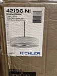 Kichler 42196NI 5-LIGHT Drum Chandelier 30 Pendant Fixture In Brushed Nickel. Fixed Price $213.99.