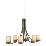 Kichler 1673OZ Hendrik 6-LIGHT Chandelier In Olde Bronze. Fixed Price $779.97.