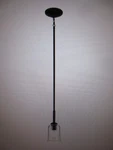 Kichler Hailene 1-LIGHT Black Traditional Shaded Mini Hanging Pendant. Fixed Price $31.96.