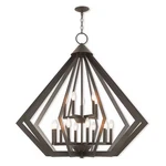 Livex Lighting 40928-07 Prism 15 Bronze Foyer Chandelier. Fixed Price $1849.90.