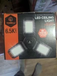 Torelli Led Ceiling Light 3-WING Pivoting With 6500 Lumen Output New Unused. Fixed Price $29.95.