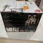 Globe Electric Annecy 3-LIGHT Brushed Steel Semi-flush Mount Ceiling. Fixed Price $27.81.
