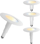 Jolux Pro 4-PACK Recessed LIGHTING,5/6 Inch Led Downlights,easy INSTALL,2700K-. Fixed Price $39.99.