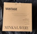 Minka Lavery Vantage 13 Watt Led White Flush Mount Light 7.5"W 739-2-44-L. Fixed Price $15.00.