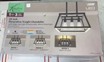 Feit Electric Katalyst 3-LIGHT Matte Black Led Chandelier New Other. Fixed Price $120.00.