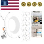 Sunco 12 Pack Retrofit Led Recessed Lighting 6 Inch, Downlight Can Lights For.... Fixed Price $100.99.