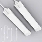 Wnsnou Led Tube Light Fixture With Plug, 1.4FT-2PCS 1800LM 5000K Utility Shop.... Fixed Price $56.26.
