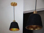 Uolfin Black Plated Gold Kitchen Island Pendant Light, 1-LIGHT Transitional. Fixed Price $44.95.