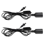Sixdefly Plug Hanging Kit, Retro Lights With 2 Pack, Black. Fixed Price $13.14.